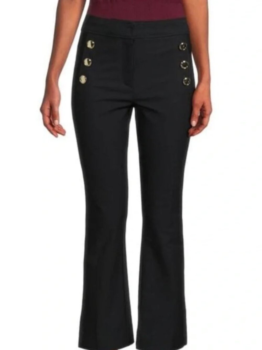 Derek Lam 10 Crosby Robyn Sailor Flared Leg Pants